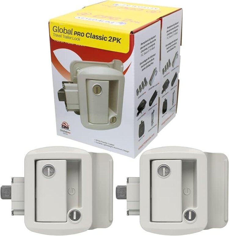 Global 2pk Global Lock White
