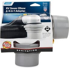 Camco Easy Slip 4-in-1 Adapter w/Elbow