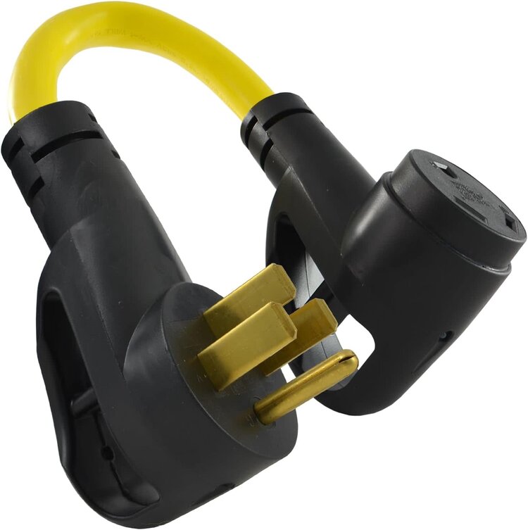 Conntek 50M to 30F Dogbone w/ Indicator Light and Ergo Grip