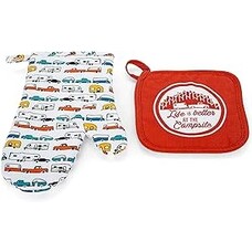 Camco Oven Mitt/ Pot Holder Set