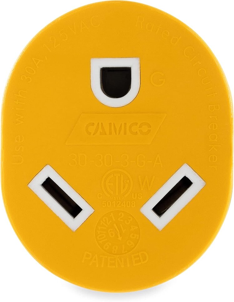 Camco Locking Generator Adapter CSA 30M - 30F