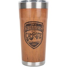 Camco Tumbler Wood Grain