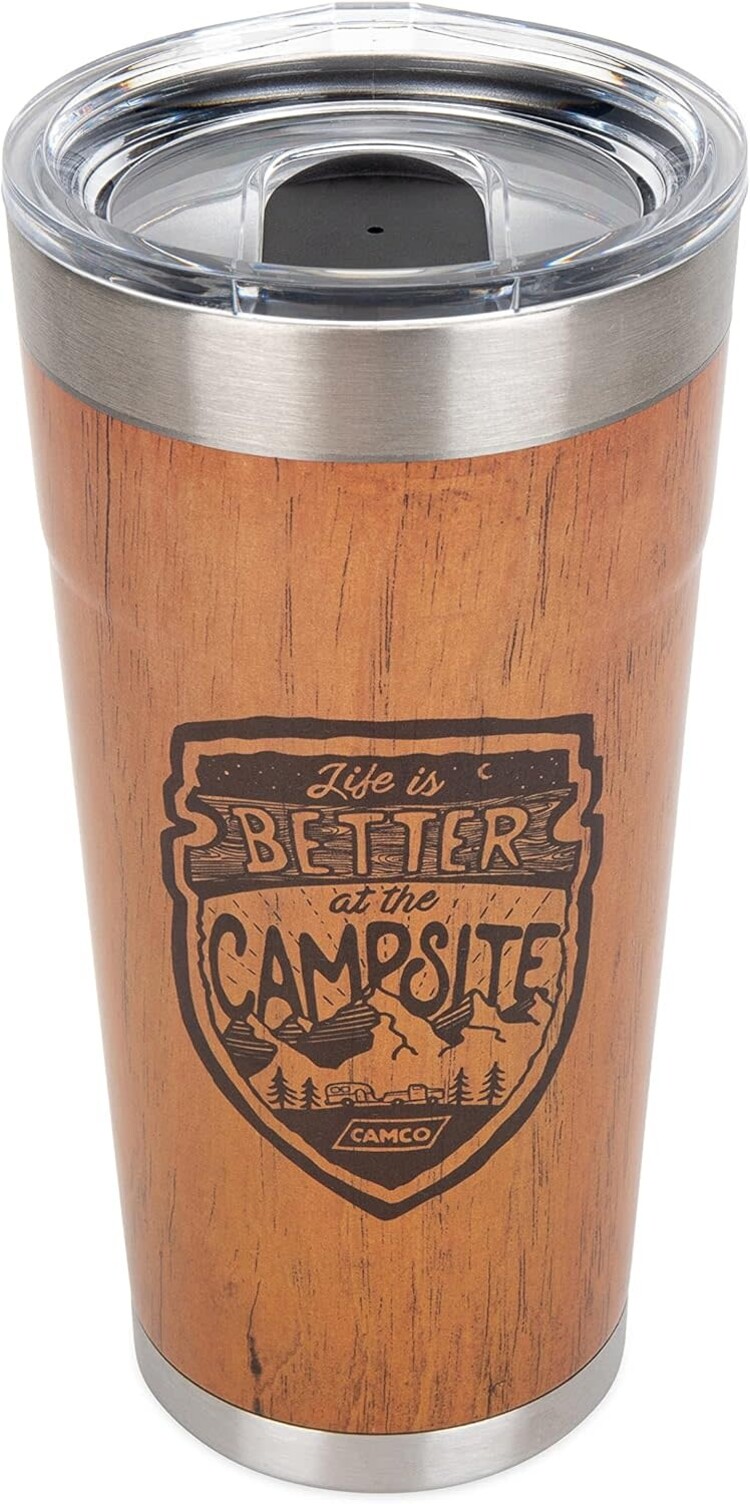 Camco Tumbler Wood Grain