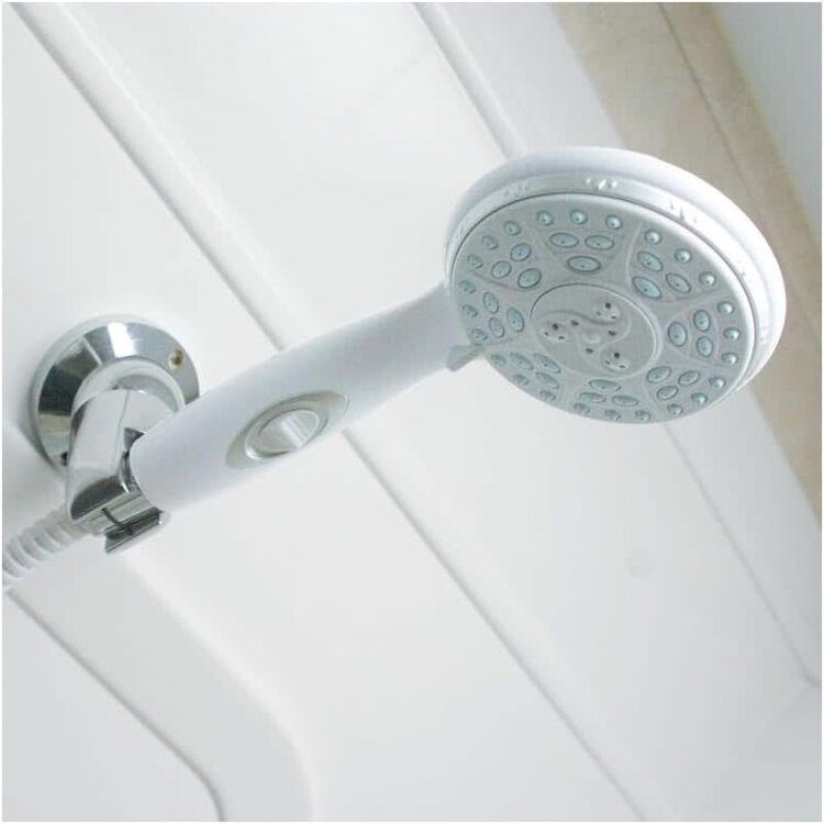 Camco Shower Kit White with on/off