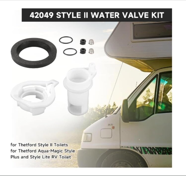Thetford Water valve kit-Style 2