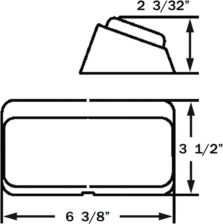 Optronics Clear Porch Light
