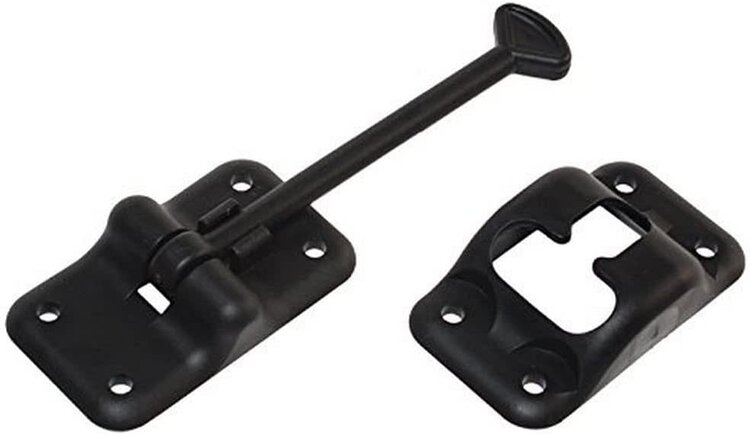 AP Products 3-1/2 Door Holder Black