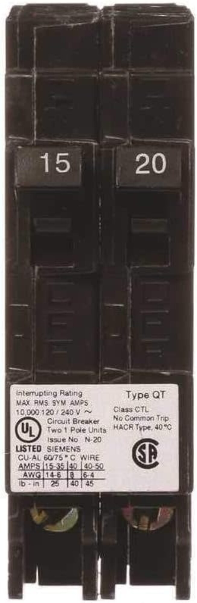 Parallax 15-20 Circuit Breaker
