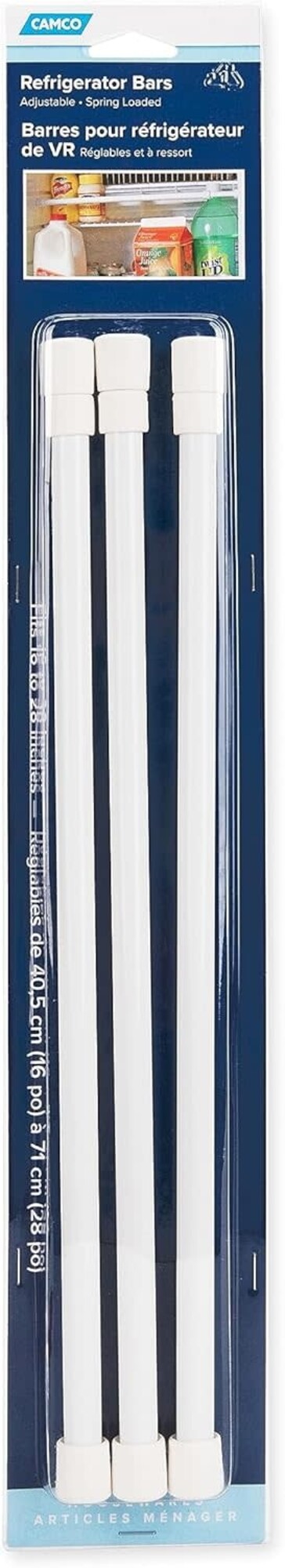 Camco Refrigerator Bars 3/PK White