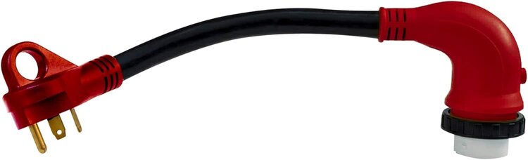 Valterra 30 Amp Male-50 Amp Female Marinco 90 Degree