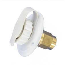 Valterra Water inlet-metal-white