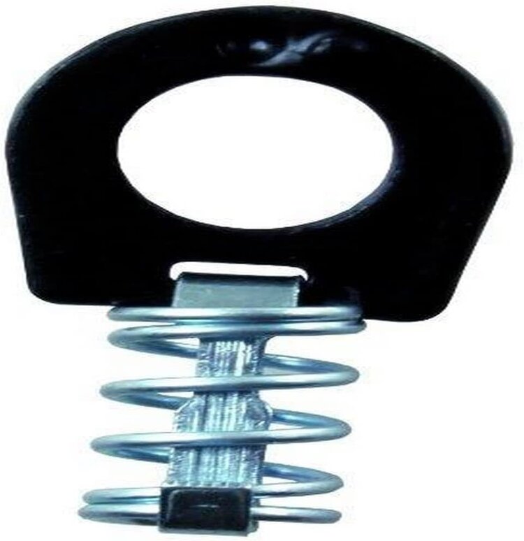 JR Products Water Heater Door Latch Black Metal