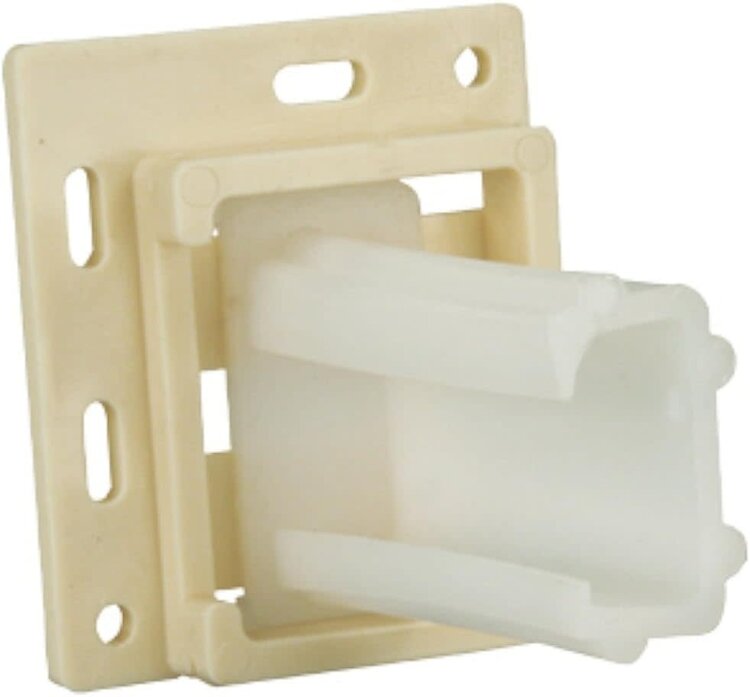 JR Products Small C-Shaped Drawer Slide Socket Set