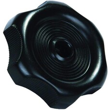 JR Products Black Knob 1"
