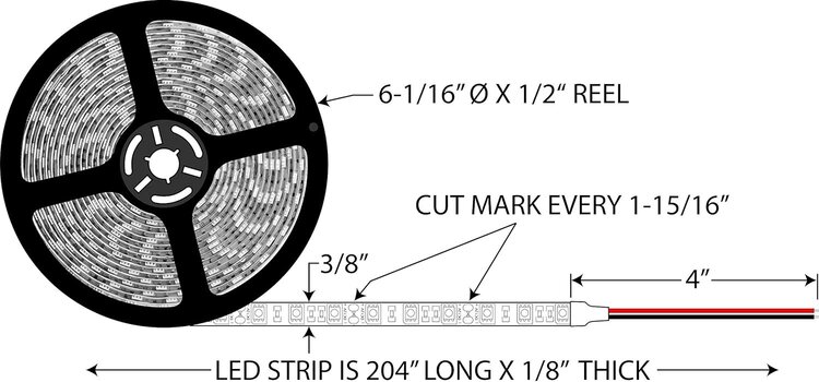 Optronics LED Light Strip 17ft