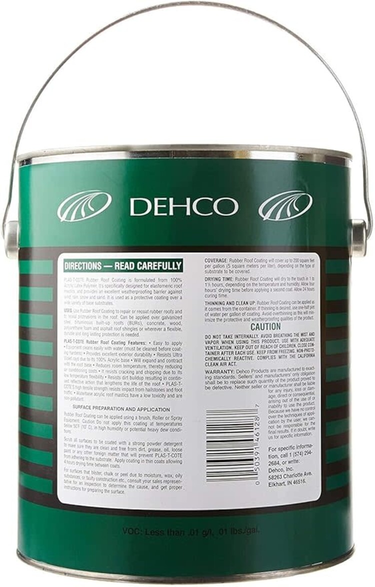 Dehco Inc 1Gl Elixir Rubber Roof Coating