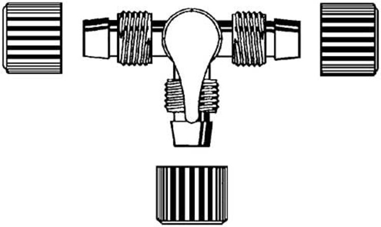 Flair it 1/2 x 1/2 x 1/2 3-way valve