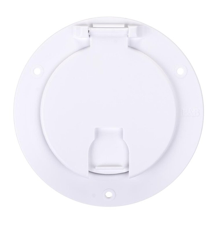 B&B molders Polar White Cable Hatch