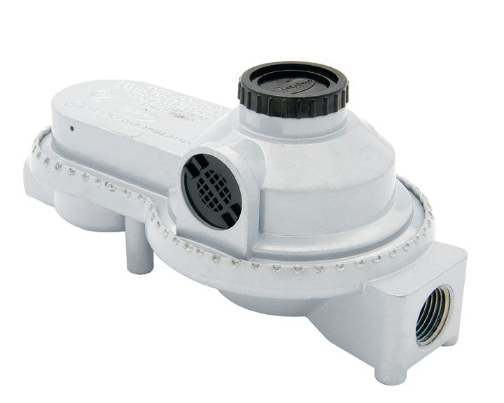 Fairview 2-stage propane regulator for RV and travel trailer gas systems