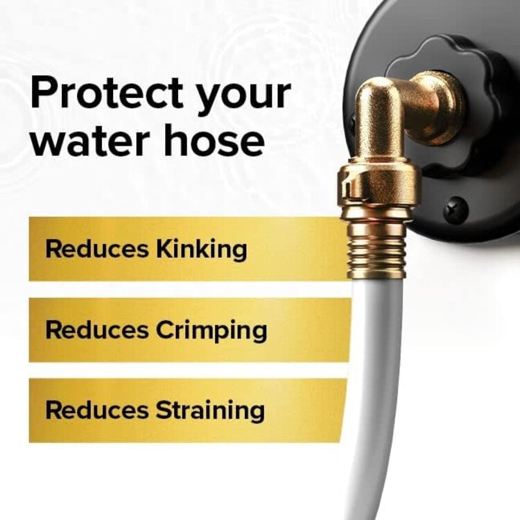 Camco 90 Degree Hose Elbow w/Gripper