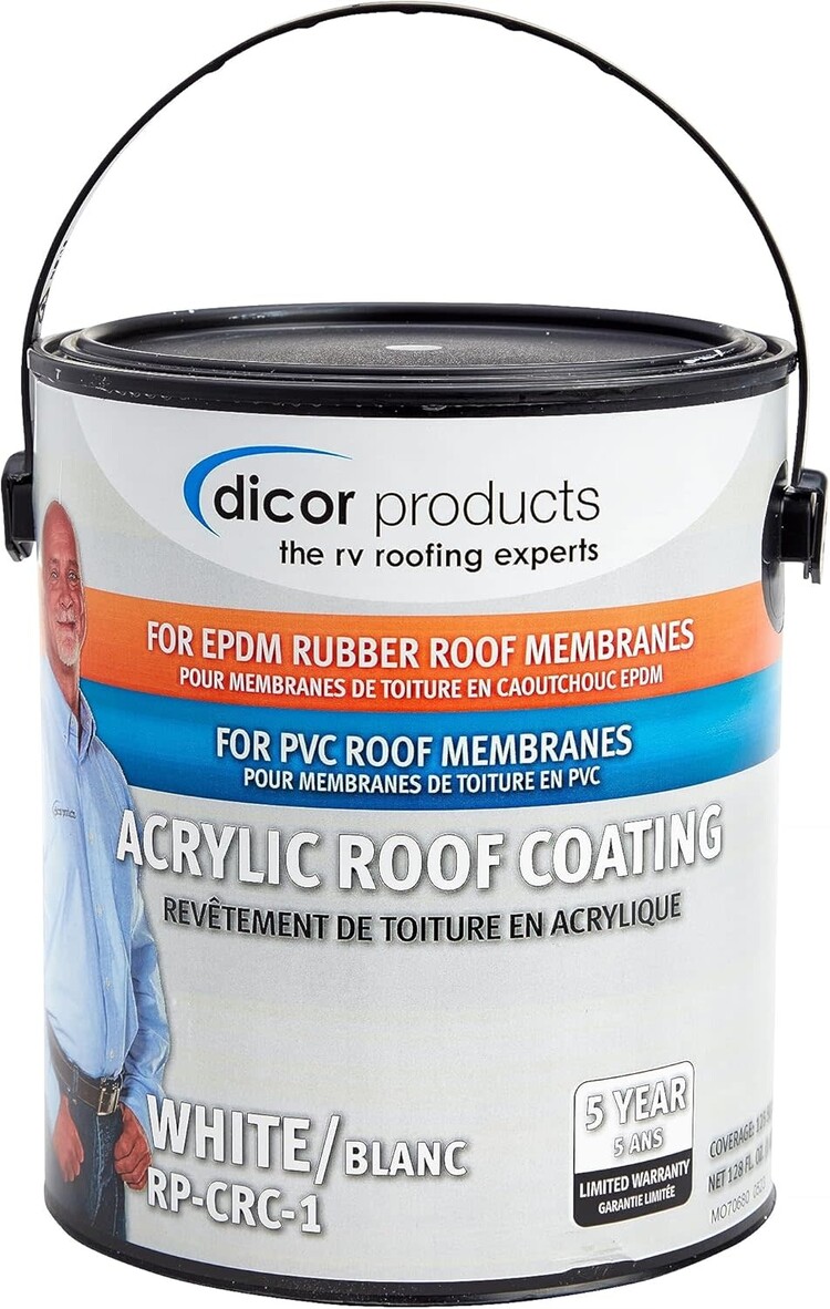 Dicor Dicor Rubber Roof Acrylic Coating White
