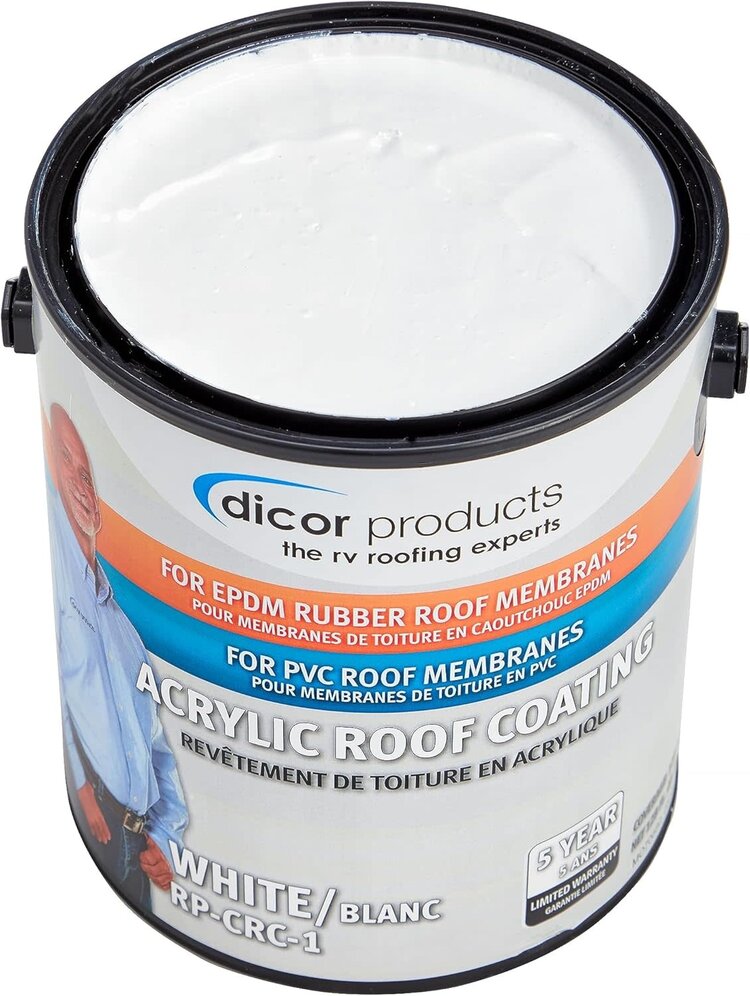 Dicor Dicor Rubber Roof Acrylic Coating White