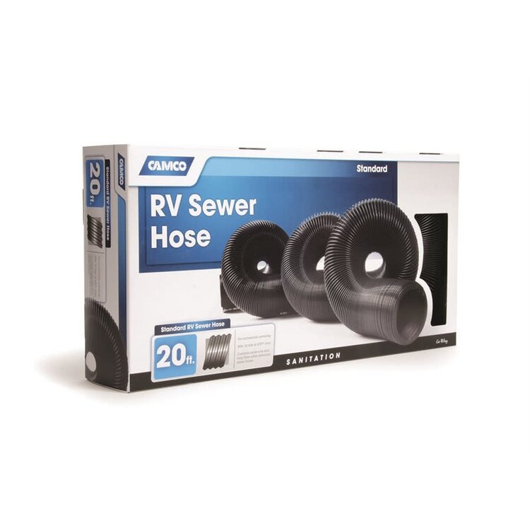 Camco 20' Standard Sewer hose BLK