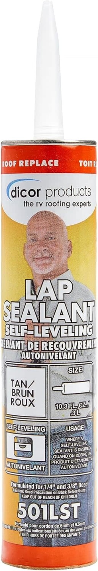 Dicor Tan Lap Sealant Self Leveling