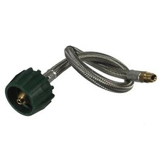 MB Sturgis Propane Hose 15 inch Steel Braid