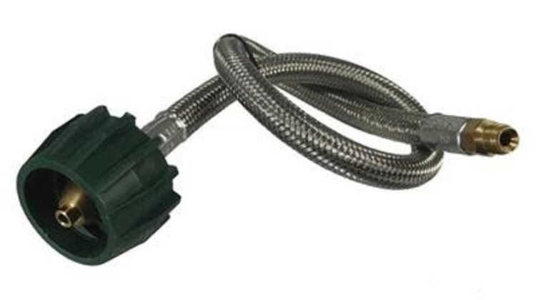 MB Sturgis Propane Hose 15 inch Steel Braid