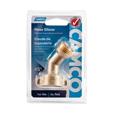 Camco 45 Degree Hose Elbow W/Gripper
