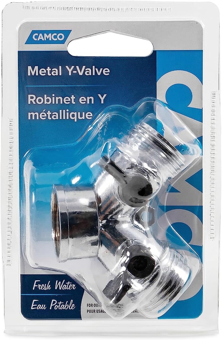 Camco Metal Garden hose "Y" valve
