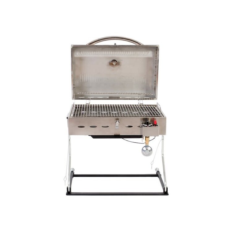 Faulkner Barbeque Grill; Propane; 12000 BTU Stainless Steel