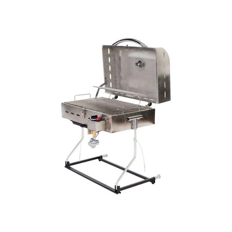 Faulkner Barbeque Grill; Propane; 12000 BTU Stainless Steel