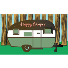 Kittrich Mat Happy Camper
