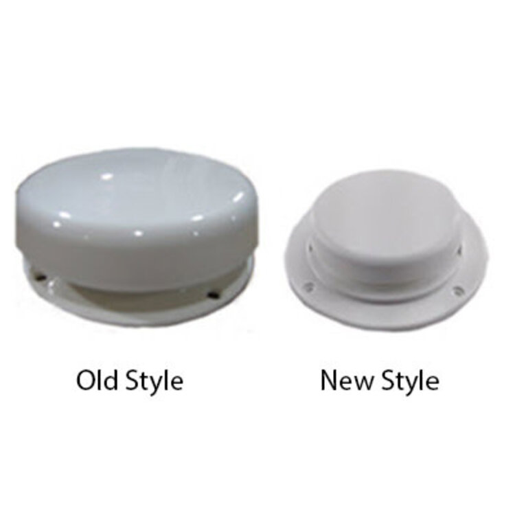Camco Vent - Roof - Attic Mushroom Vent Cap - White old Style