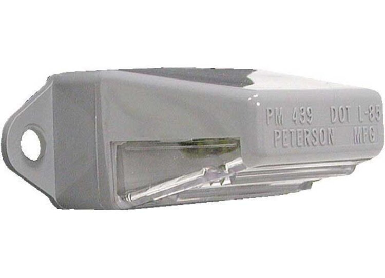 Peterson Mfg. License Plate Light; Incandescent; Surface Mount