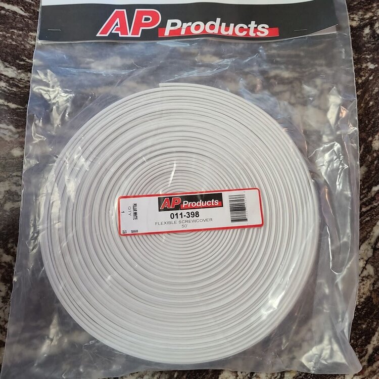 Camco Flex Screw Cover White (Sold per Foot)