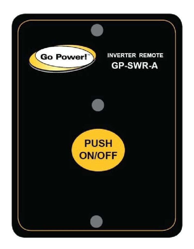 Go Power Remote for the ISW 1000, 2000, 3000