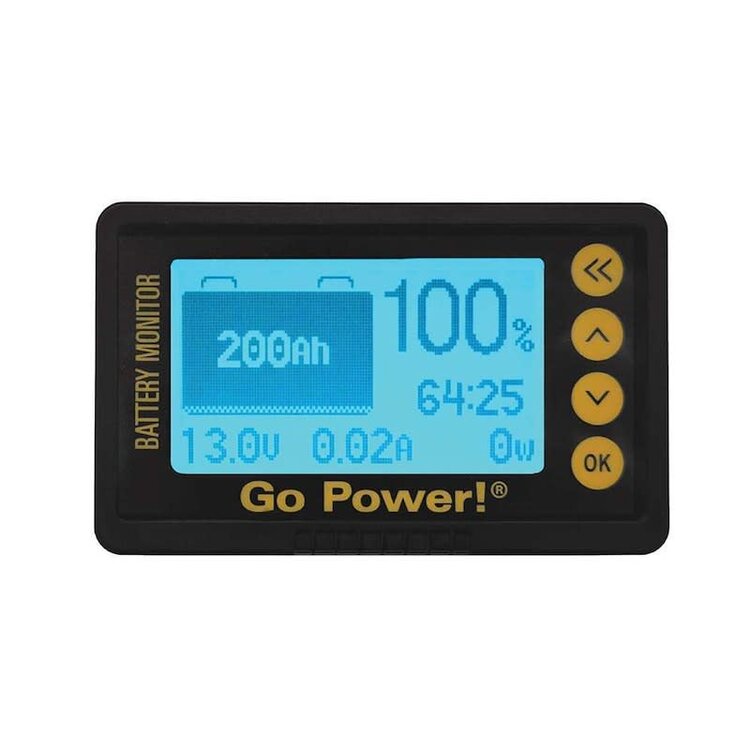 Go Power Battery Monitor Kit with 25' of Cable