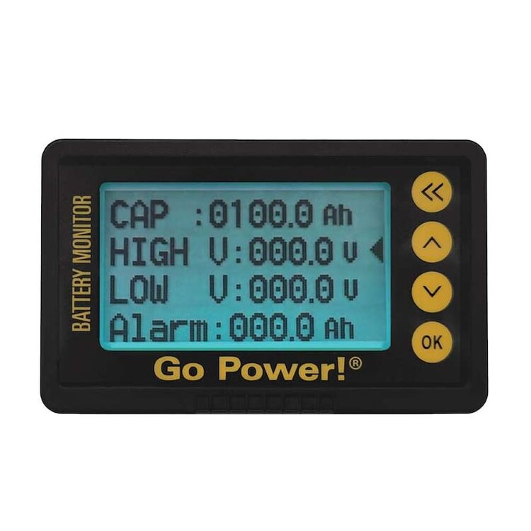 Go Power Battery Monitor Kit with 25' of Cable