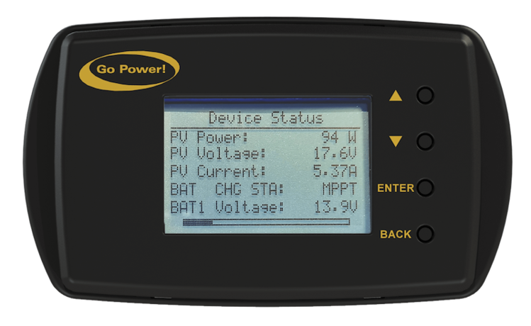 Go Power Battery Monitor Kit with 25' of Cable