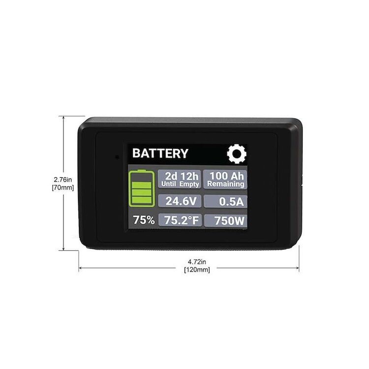 Go Power Battery Manager Kit 3.2" Display and 500A Shunt