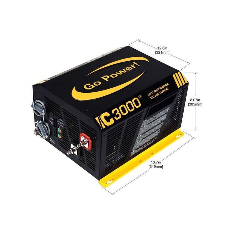Go Power Inverter Charger & Remote