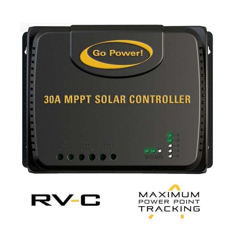 Go Power 30A MPPT Solar Controller (close to battery)