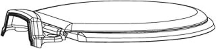Dometic Slow close seat bone Wood