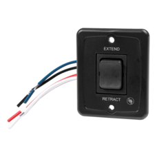 Lippert Awning Switch; Solera; For Solera Power Awnings; Black