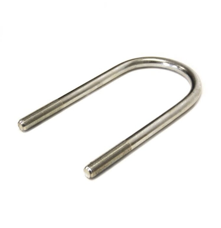 Frameco 3 1/2" x 8" Round U-bolt 9/16" Stem