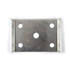 Frameco 3 1/2" tie plate for 9/16" 8K U-bolt