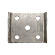2 3/8" tie plate for 1/2" U-bolt and 2" spring